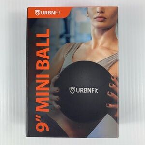 URBNFit 9" Mini Ball Pink Yoga Pilates Physical Therapy New Factory Sealed